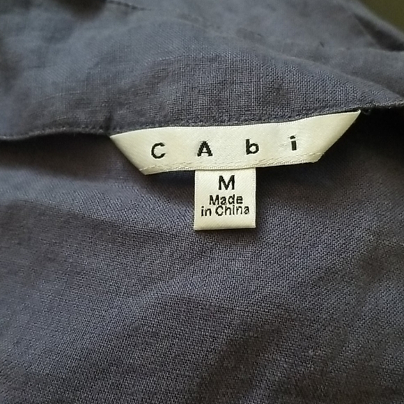 Cabi 996 embroidered linen tunic m - Picture 3 of 6